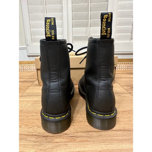 Dr. Martens 1460 Pascal Ambassador Soft Leather Boots Black Size 6 L 5 M NIB - Picture 10 of 16